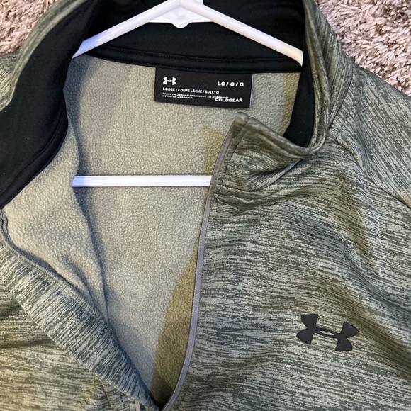 Men’s Under Armour cold gear quarter zip Large - Picture 3 of 3
